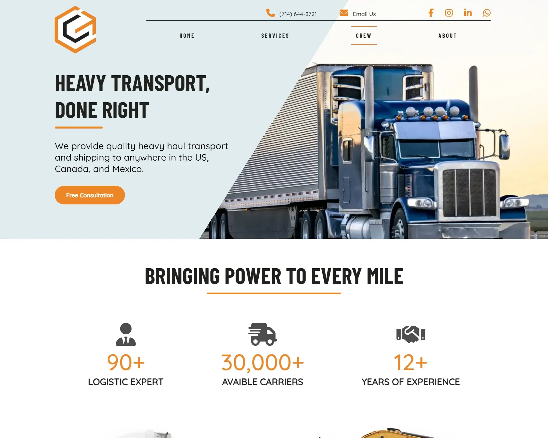 Global Transport United Website