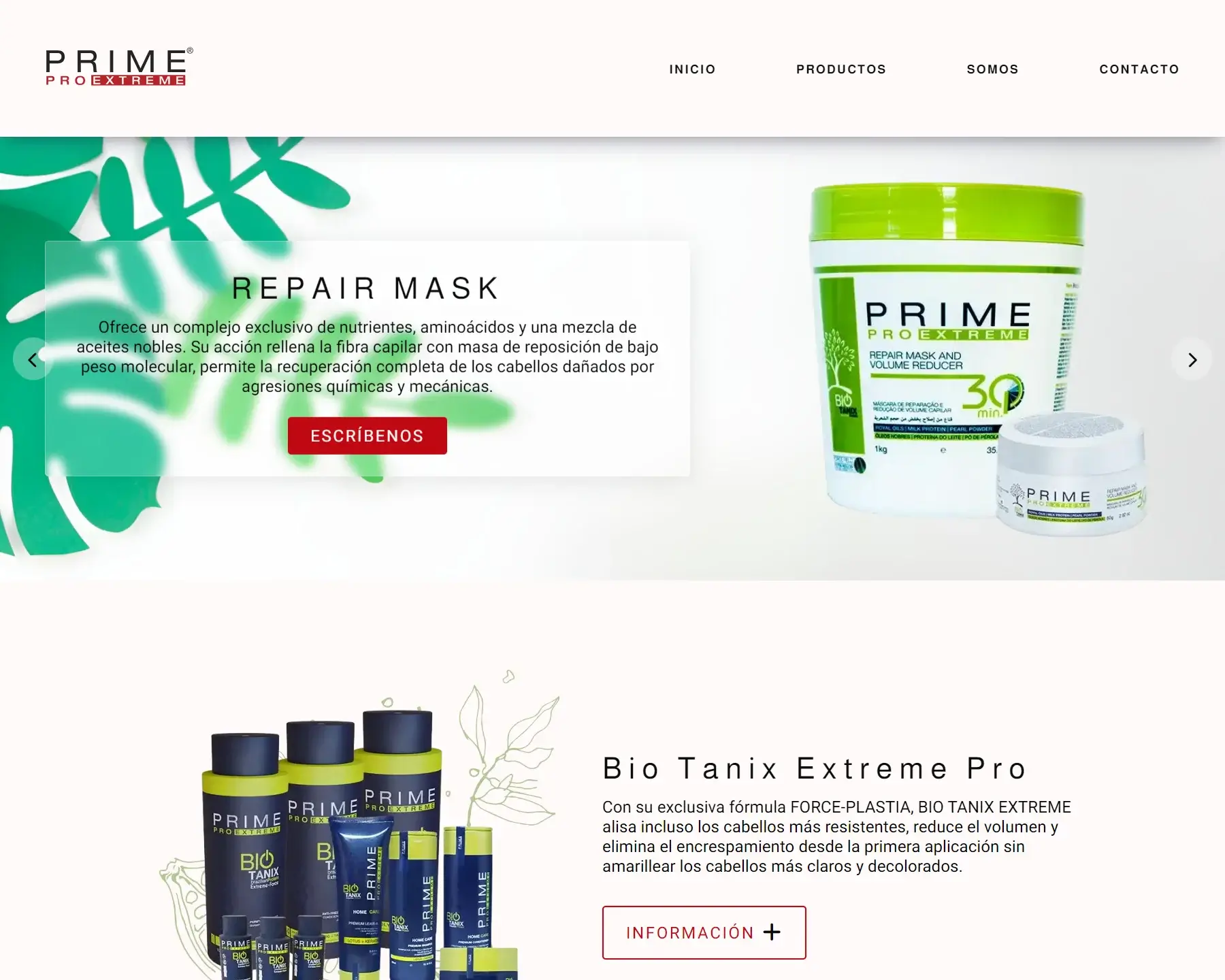 Prime Pro Extreme Website