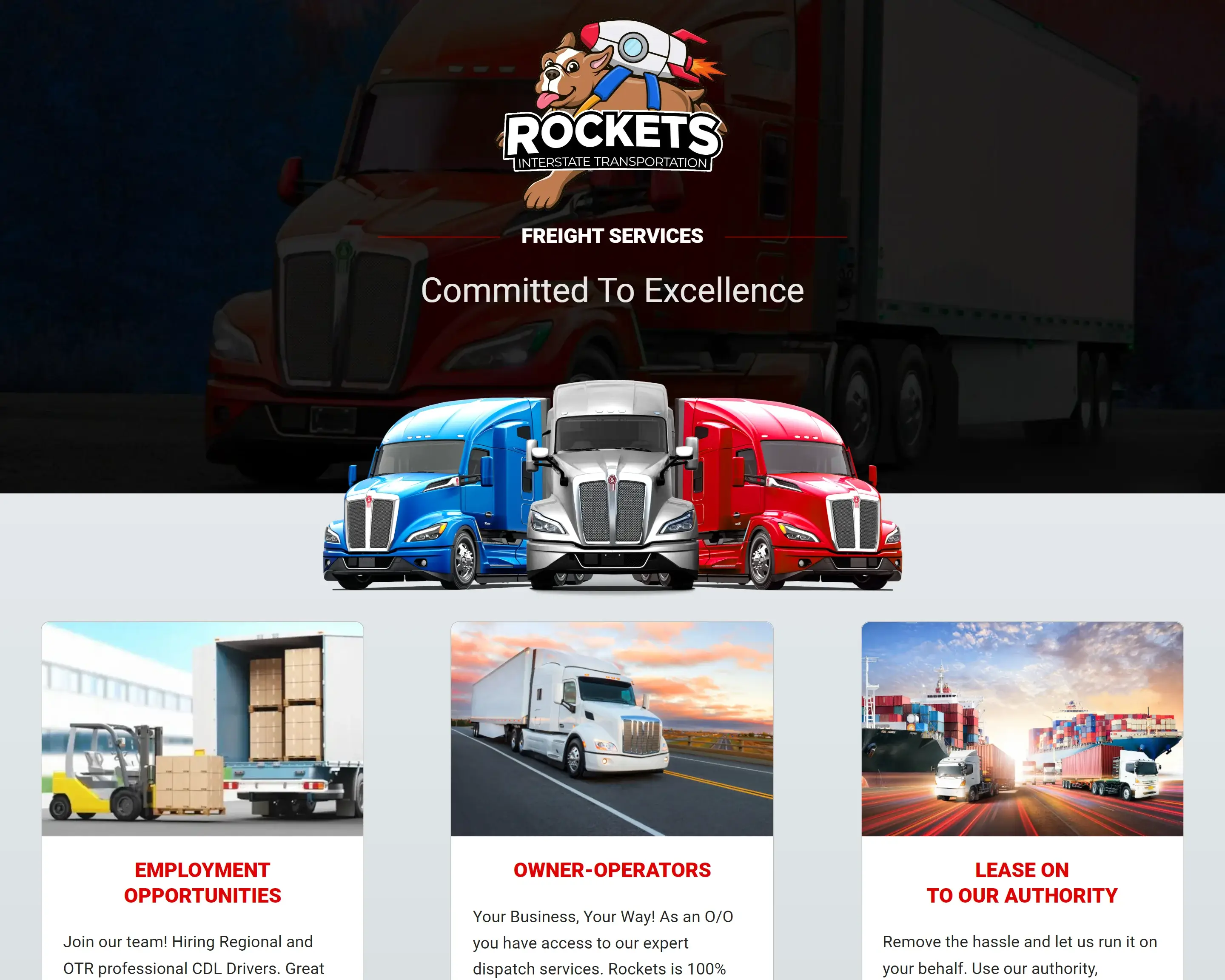 Rockets Transportation Website