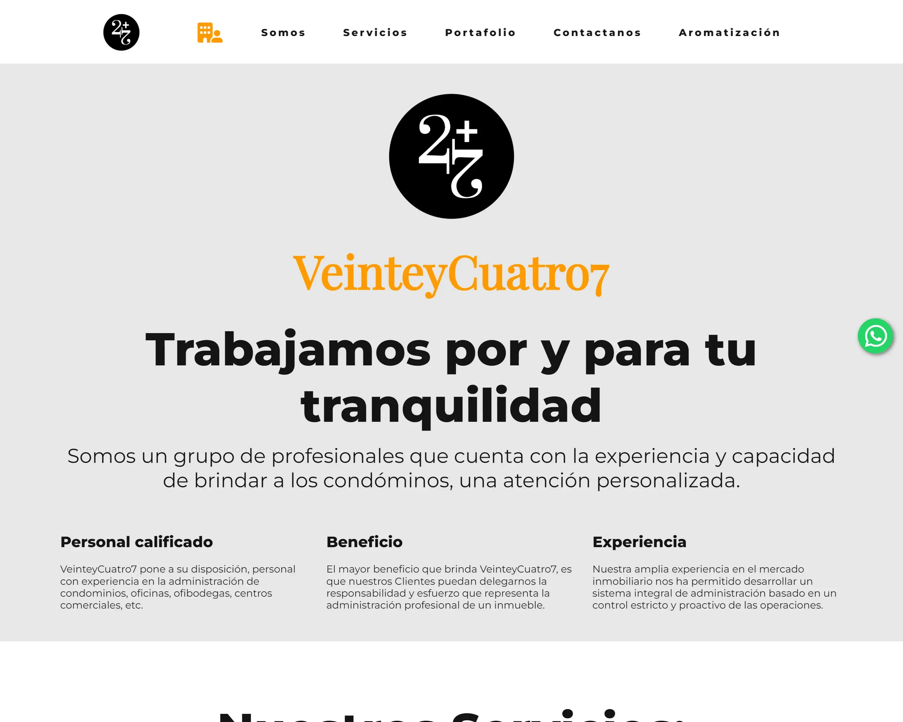 VeinteyCuatro7 Website